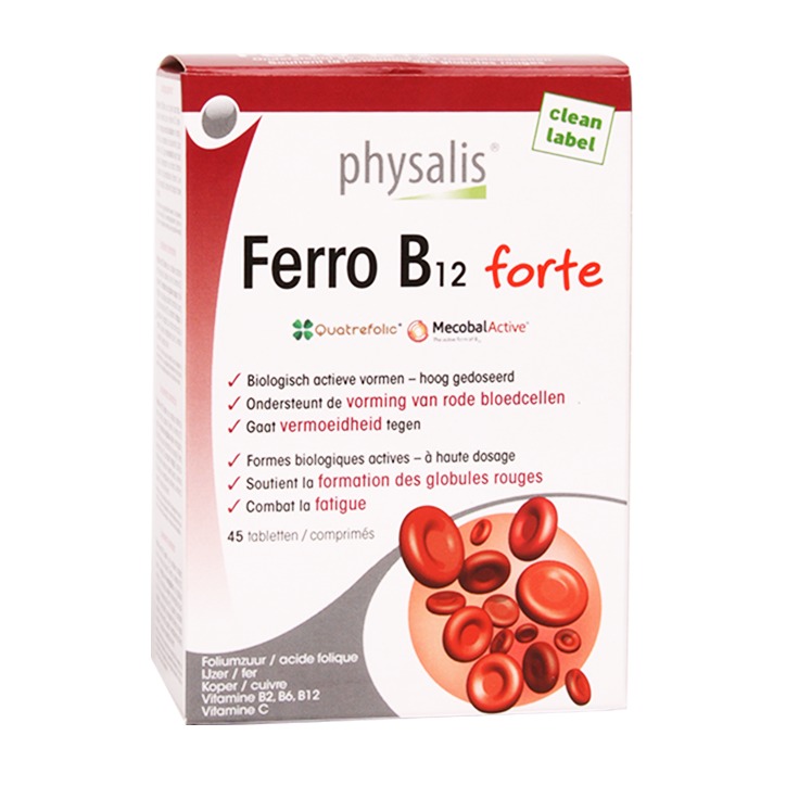 Physalis Ferro B12 Forte (45 Tabletten)